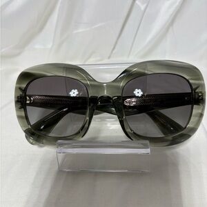 OLIVER PEOPLES JESSON Sunglasses Washed Jade W/Radiant Grey Lens Made in Italy